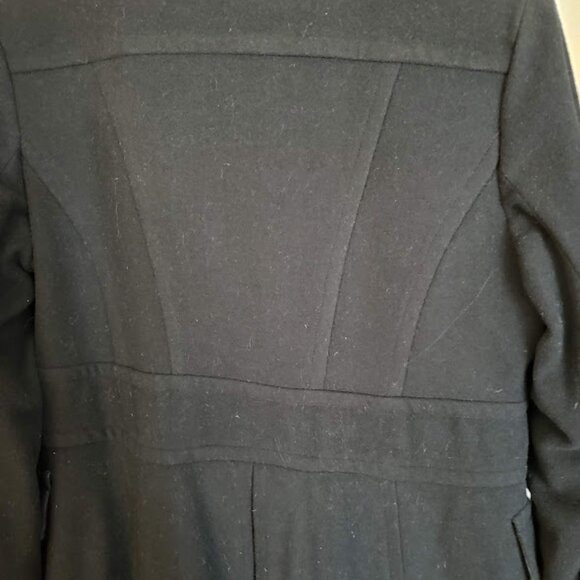 Bianca Nygard Fitted Flare Floor Length 80% Wool Women's Winter Coat Size Tall L - Picture 9 of 10